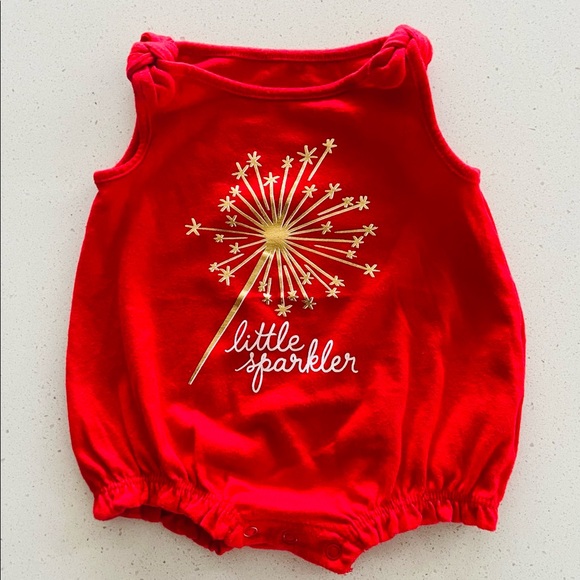 Cat & Jack Little Sparkler Romper Size Newborn - Picture 2 of 6